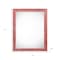 Homeroots 20" x 28" Red Solid Wood Hanging Picture Frame 386535 - alternate 3