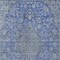 Homeroots 3' X 5' Blue And Gray Medallion Washable Indoor Outdoor Area Rug 616262 - alternate 4