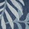 Homeroots 6' X 9' Navy Blue And Ivory Palm Leaf Indoor Outdoor Area Rug 550200 - alternate 4