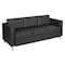 Osp Home Furnishings Pacific Sofa Couch, Black PAC53-V18 - alternate 1