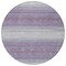 Homeroots 8' Lavender And Ivory Round Abstract Washable Indoor Outdoor Area Rug 599984 - alternate 7