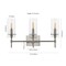 Jonathan Y Cato 21.25" 3-Light Modern Minimalist Iron/Glass LED Vanity, Nickel/Clear JYL7807B - alternate 4
