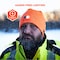 Ergodyne Orange Winter Skull Cap with LED Rechargeable Light 6801 - alternate 9