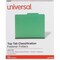 Universal Folder, Letter, 4Sec, Emerald Green, 10PK UNV10202 - alternate 1