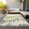 Homeroots 10' X 14' Sage And Ivory Abstract Washable Indoor Outdoor Area Rug 613607 - alternate 5