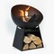 Deko Living 30 Inch Round Outdoor Steel Wood Burning Fire Pit COB10515 - alternate 6