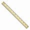 Westcott Three-Hole Punched Wood Ruler, Standard/Metric, 12" (30 cm) Long, Natural Wood, 36PK 17724 - alternate 5