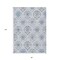 Homeroots 8' X 10' Gray And Denim Blue Medallion Washable Indoor Outdoor Area Rug 587659 - alternate 8