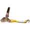 Mytee Products 4PK 2inx27ft Self-Tensioning Ratchet Strap with J Hooks - 10,000 lbs BS - Yellow, 4PK RS227WHTGx4 - alternate 8