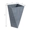 Leisuremod Aloe Handcrafted Fiberstone & MgO Clay Square Tapered Planter with Cover & Weather-Resistant AP29GR - alternate 6