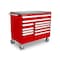 Tekton Rolling Tool Cabinet, 11 Drawer, Red, Steel, 48 in W x 27 in D x 41-1/2 in H OCL43202SST - alternate 1