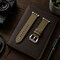 Elegani Leather Band Compatible with Apple Watch 38mm, Green, Silver, Black, Yellow Gold, Rose Gold Buckle LSCHPAM-GRN-38 - alternate 3