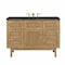 James Martin Vanities Laurent 48" Single Vanity, Light Natural Oak, w/ 3 CM Phantome Eclos Top 545-V48-LNO-3PHT - alternate 1