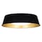 Vaxcel Flush Mount Ceiling Light Fixture Beacon Hill 13-in W Integrated LED Matte Black and Satin Gold C0303 - alternate 1