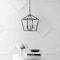 Jonathan Y Ojai 10" 3-Light Iron Classic Modern Pagoda LED Pendant Lantern, Oil Rubbed Bronze/Brass Gold JYL7601D - alternate 9