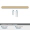 Amerock Revolve 6-5/16 inch 160mm Center-to-Center Champagne Bronze Cabinet Pull BP36854CZ - alternate 3
