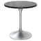 Leisuremod Round 27.55 in W, 29.34 in L, Sintered Stone/Stainless Steel, Black VT20BS-27BLS - alternate 1