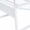 Homeroots 78" Clear and White Glass and Metal Corner Computer Desk 654256 - alternate 2
