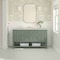 James Martin Vanities Breckenridge 60" Sgl Vanity, Smokey Celadon, w/3 CM Siberian Silestone Top w/FreePower WirelessCharge 330-V60S-SC-FSFR - alternate 6