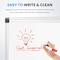 Simple Deluxe Magnetic Dry Erase Board 36in x 24in Whiteboard, 1 Dry Eraser and 2 Multicolor Markers and 4 Magnet 3A88OPBORDDRYERASE36X24 - alternate 5