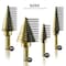 Neiko Step Drill Bit Set and Automatic Center Punch, 5 Piece, 41 SAE Sizes Total, 1/8'' - 1-3/8'' 10169A - alternate 5