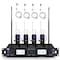 Pyle Wireless Microphone System with 4-Channel Mic Receiver PDWM4803 - alternate 1