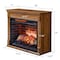 Edendirect 28-in W Brown Wall mount LED Flat wall Electric Fireplace with Remote Control Included ZR-W1769P213565 - alternate 5