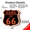 Signmission Hawg Us 66, 12 inch X 12 inch, Plastic Sign, 2PK SHI-P-2PACK-12-478 - alternate 3