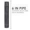Ace Trading - Nipple 3/4 in. MIP each X 3/4 in. D MIP Black Steel 6 in. L Nipple 300UP34X6 - alternate 6