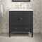 James Martin Vanities Myrrin 30" Single Vanity, Carbon Oak w/ 3 CM White Zeus Silestone Top 485-V30-CBO-3WZ - alternate 8