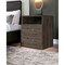 Homeroots 20" Brown Two Drawer Faux Wood Nightstand 534891 - alternate 4