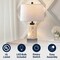 Jonathan Y Eloise 23" Coastal Glam Rectangular Alabaster/Metal LED Table Lamp with Nightlight Base, White/Black JYL6202B - alternate 8