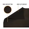 Mytee Products 20 ftx27 in Black Neoprene Floor Runner w/ Non Skid Bottom & Slip-Proof Surface NFR-BLK - alternate 6