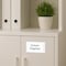 C-Line Products 2-1/2" x 4-1/4" White Side Load Magnetic Label Holders, 10/PK, 10PK/BX 87707-BX - alternate 5