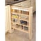 Rev-A-Shelf Maple Wood; Steel, Natural Maple, 3 in W, 30 in H, 23 in D 432-BF-3C - alternate 4