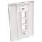 Tripp Lite SINGLE-GANG 3-PORT WALL PLATE KEYSTONE CAT5/6 USB HDMI DPORT RCA N080-103 - alternate 2