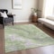 Homeroots 8' X 10' Artichoke Green Lavender And Ivory Abstract Washable Indoor Outdoor Area Rug 618193 - alternate 7