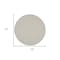 Homeroots 6' Ivory And Silver Round Geometric Indoor Outdoor Area Rug 552349 - alternate 5