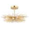 Vaxcel Nikko 16-in W Gold Mid-Century Modern Semi Flush Mount Ceiling Light C0227 - alternate 1