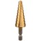 Performance Tool Titanium HSS Step Drill Bit 1/4 to 3/4 in. W7778 - alternate 1