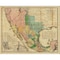 Homeroots Vintage 1846 Map Of Mexico Unframed Print Wall Art 391971 - alternate 1