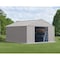 Arrow Classic 12 x 12 x 8 ft Flute Grey Steel Storage Shed CLG1212FG - alternate 11