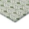 Homeroots 3' X 5' Green And Ivory Geometric Washable Indoor Outdoor Area Rug 595727 - alternate 8