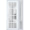 Vdomdoors Front Exterior Prehung FiberGlass Door Frosted Glass / Manux 8312 White Silk / Sidelight Exterior W MANUX8312EXD-WS-W36+16 x H80-RH - alternate 3