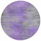 Homeroots 8' Purple Gray And Charcoal Round Abstract Washable Indoor Outdoor Area Rug 587172 - alternate 5