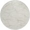 Homeroots 8' Ivory And Gray Round Abstract Washable Indoor Outdoor Area Rug 601070 - alternate 8