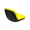 Uni Pro 132 Bucket Seat, Hinged Pan, Yellow Vinyl 8280 - alternate 5