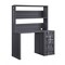 Homeroots 47" Gunmetal Iron Writing Desk 491385 - alternate 4