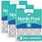 Nordic Pure 20x25x2 Pleated Air Filter, High Capacity, Electrostatically Charged Synthetic Media, MERV 14, 3 PK 20x25x2M14-3 - alternate 1