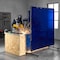 Vevor Welding Screen with Frame 6 x 6 FT Flame-Resistant Vinyl Welding Curtain XU-114 - alternate 6